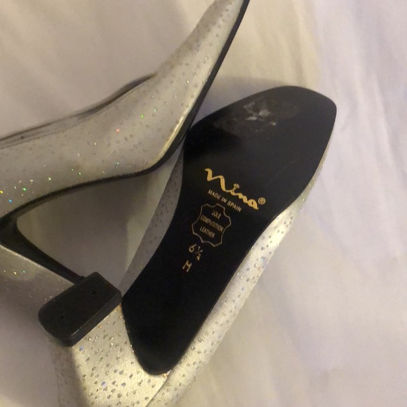 Nina High Heels silver with sparkles - Picture 4 of 5